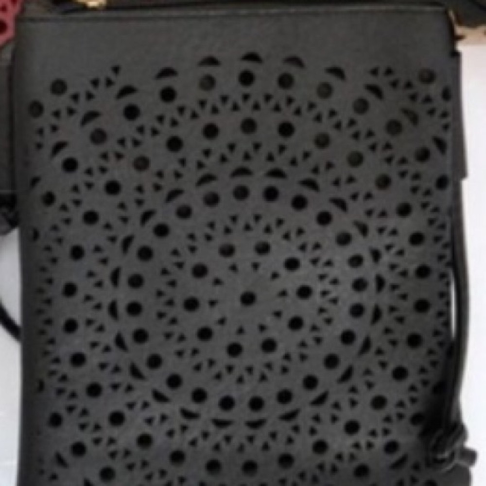 Black adorable crossbody purse by Minky